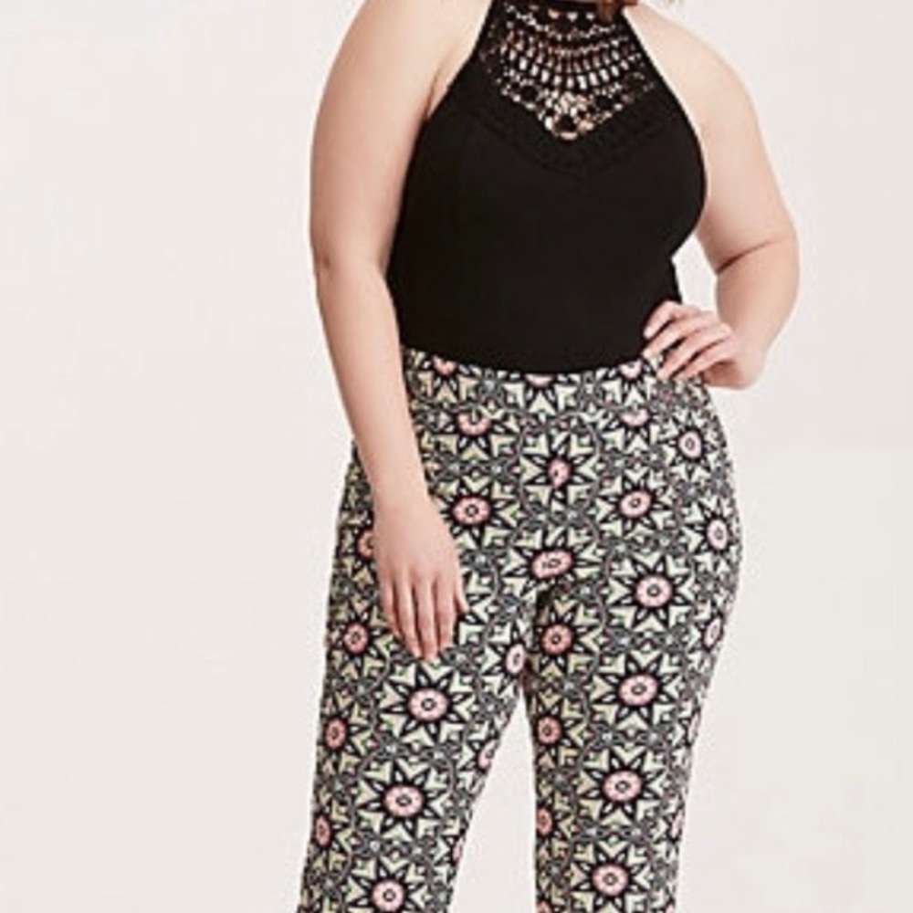 Torrid Insider Boho Hippie Challis Pants 12 NWT